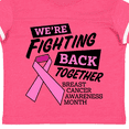 thumbnail image 4 of Inktastic We're Fighting Back Together Breast Cancer Awareness Month Boys or Girls Toddler T-Shirt, 4 of 5
