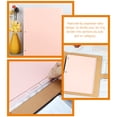 thumbnail image 3 of Handbook Separator 3 Rings Binder Dividers Plastic Tags Labels File Organizer for Multicolor Pink, 3 of 6