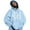 Light Blue, variant on Bibifish Hoodies For Women Casual Preppy Mental Health Matters Letter Print Hoodies Long Sleeve Fleece Lined Tops With Pocket