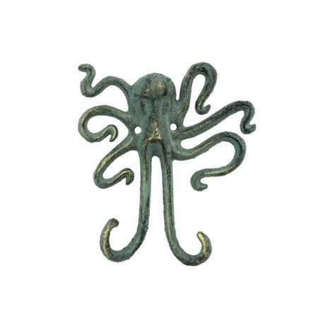 Decorative Wall Mounts Antique Bronze Cast Iron Decorative Wall Mounted Octopus Hook 7