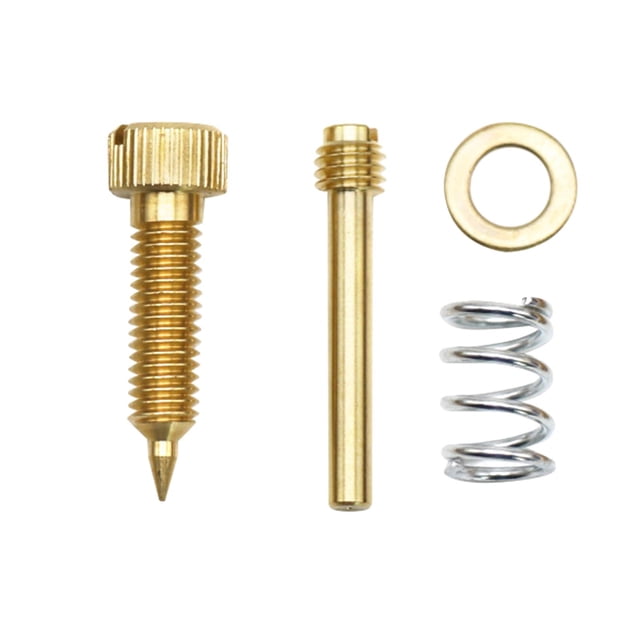 Tornillo de mezcla de combustible y aire, carburadores, tornillos de aire, Metal duradero con resorte, kits de carbohidratos de fácil agarre para Sharpla Tornillo de mezcla de aire y combustible