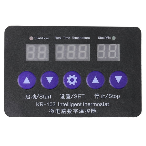 Termostato, controlador de temperatura digital de 12 V, termostato con controlador de temperatura de sonda, muy recomendado