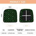 thumbnail image 3 of Dark Green Christmas Tree and Star Seat Covers for Dining Room Chairs Set Of 4,Stretch Printed Washable Chair Seat Cover with Elastic Ties and Button,Removable Waterproof Couch Cushion Covers, 3 of 6