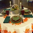 thumbnail image 3 of Fall Tablecloth for Rectangle Tables 60 x 60 inches Thanksgiving Tablecloth Waterproof Fall Table Cloths for Dining Room Indoor Outdoor Home Decor, 3 of 5
