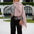 thumbnail image 3 of TIANZEN Soft Winter Scarf For Cozy Thick Wrap Shawl Elegant Neck Warmer Women Hair Scarfs Large Scarfs for Women, 3 of 4