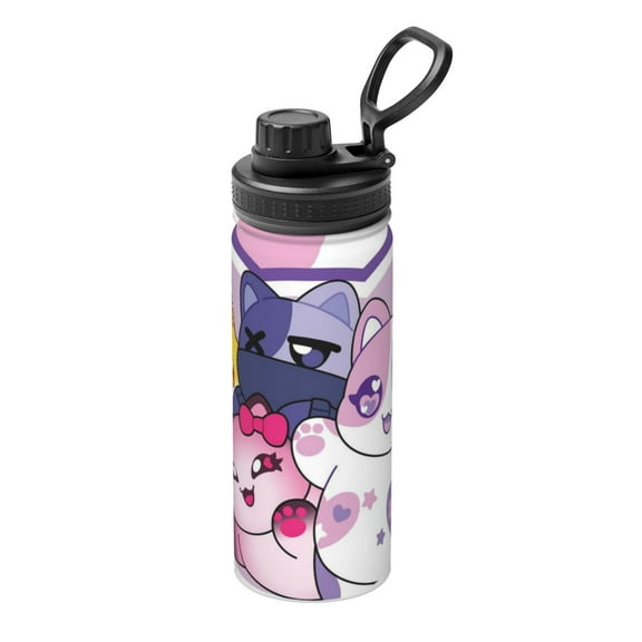 Aphmau Insulated Cups With Handle, Sports Water Kettle, Water Bottle Insulated 18oz