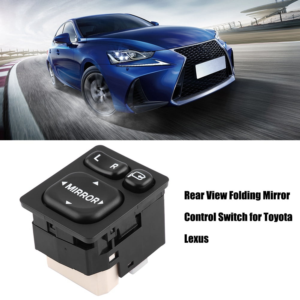 Delaman Car Rear View Folding Mirror Control Switch for Toyota Lexus 84872-52040 