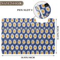 thumbnail image 3 of FORMRS A4 Clipboard Folder with Pen Holder Horizontal Foldable School Office Binder, Elegant Daisy Pattern, 3 of 9