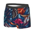 thumbnail image 2 of Balery Tropical Flower Men's Boxer Briefs, Soft and Breathable Cotton Underwear with nylon Waistband-X-Large, 2 of 9
