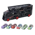 thumbnail image 3 of Pista plegable de juguete, camión de transporte, juguete de desarrollo, camión de juguete, lanzador de coche para niños, juego de juego para niños y negro, 3 of 9