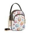 thumbnail image 7 of FORMRS Crossbody Bag for Women Quilted Travel Shoulder Cell Phone Purse with Chain Strap Handbag, Pastel Easter Pattern, 7 of 7