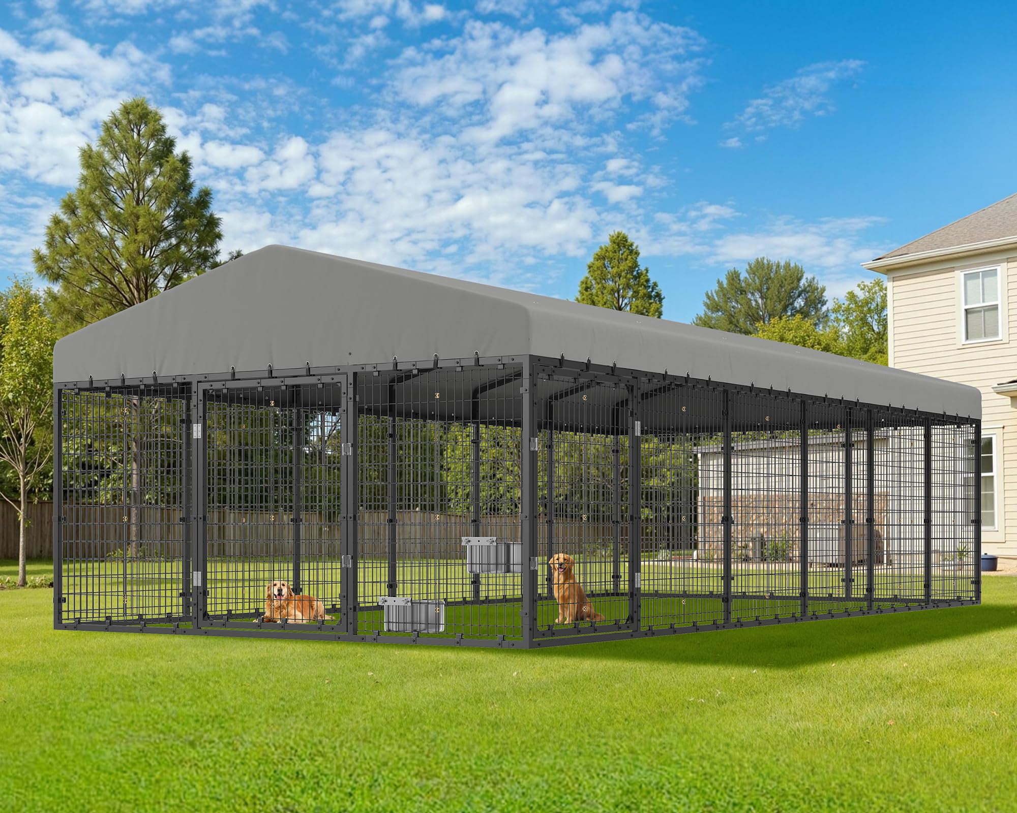 Casafoyer Outdoor Dog Kennel with Roof 236.2