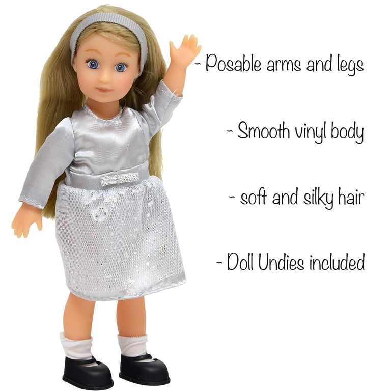 The New York Doll Collection Mini Doll Lilly - 6.5 inch Vinyl