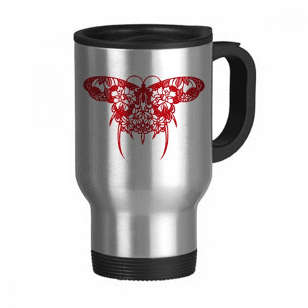 

Chinese Kite in Red Travel Mug Flip Lid Stainless Steel Cup Car Tumbler Thermos