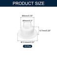 thumbnail image 2 of 10pcs Hole Plug 3/8 Inch (9mm) Button Plugs Fit for 8.5mm Hole, Snap in Locking Hole Tube Plug Gel, White, 2 of 6