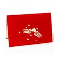 thumbnail image 5 of Milisten 1Pcs Red 3D Up Hearts Handmade Greeting Card For Valentines Day, 5 of 5