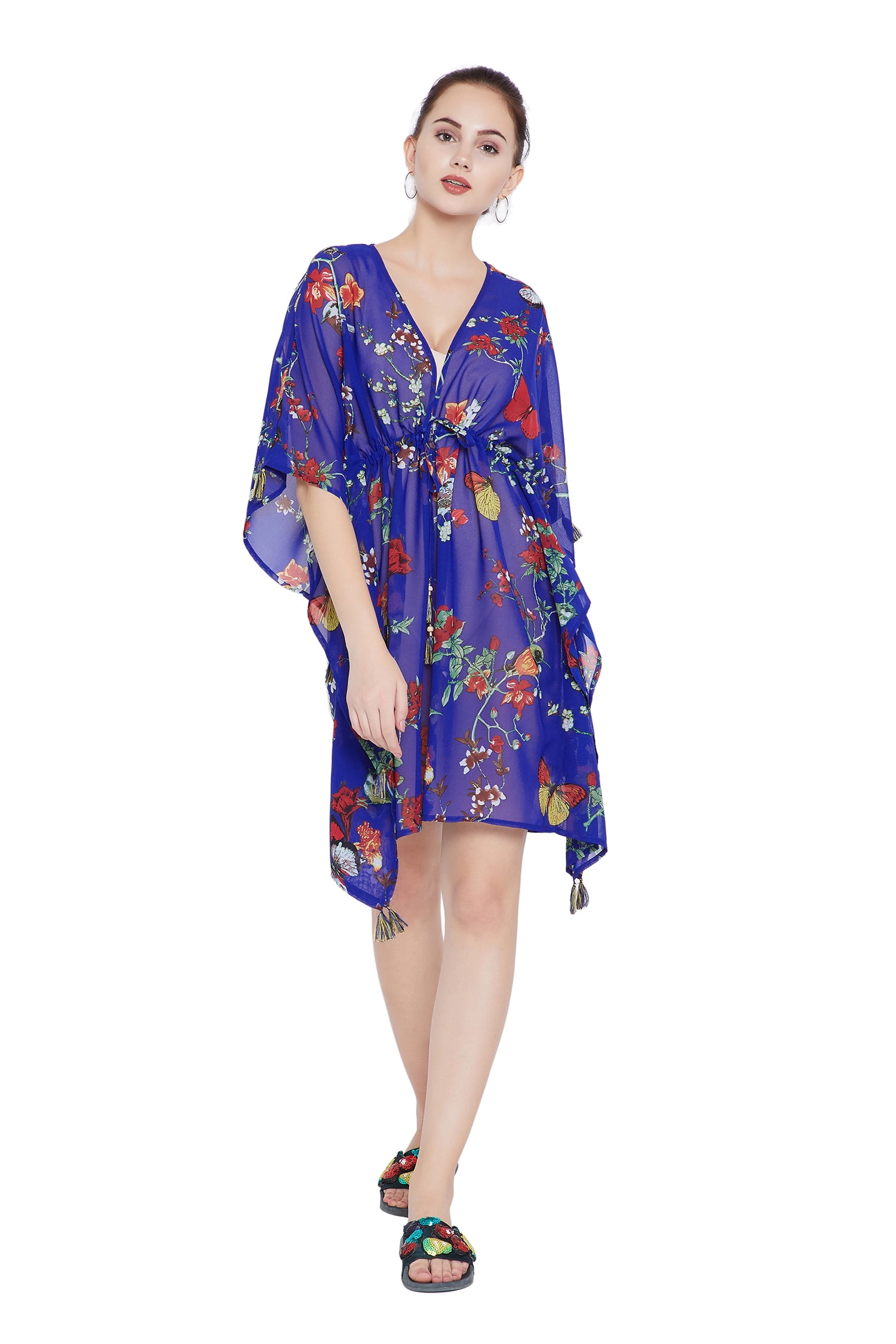 royal blue beach cover up