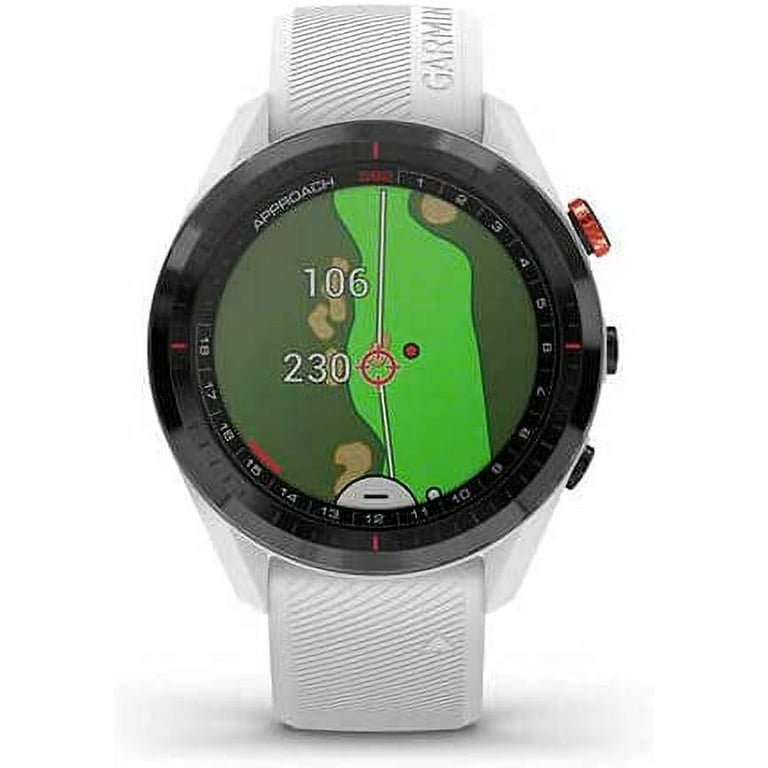 Restored Garmin Approach S60-White Band GPS-Enabled Golf Watch