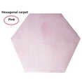 thumbnail image 4 of 1X Floor Mat Mat Coral Play Tent Rug Soft ​For Carpet Pad Kids Playhouse Hexagon Home Decor Carpet, 4 of 4