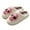 H, variant on Pumpkin Halloween Slippers for Women Men Memory Foam Cozy Plush Slippers Indoor House Slippers