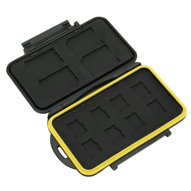 Estuche para tarjetas de memoria para cámara, impermeable, protector, 12 ranuras, portátil, para microtarjetas de memoria