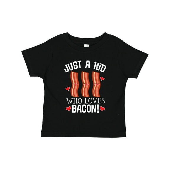 Inktastic Just a Kid Who Loves Bacon Boys or Girls Toddler T-Shirt