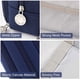thumbnail image 4 of Estuche para lápices Meskcv de Gran capacidad 3 compartimentos bolsa de cosméticos azul, 4 of 5