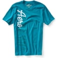 thumbnail image 1 of Camiseta gráfica Aeropostale 87 para hombre, azul, pequeña, 1 of 1