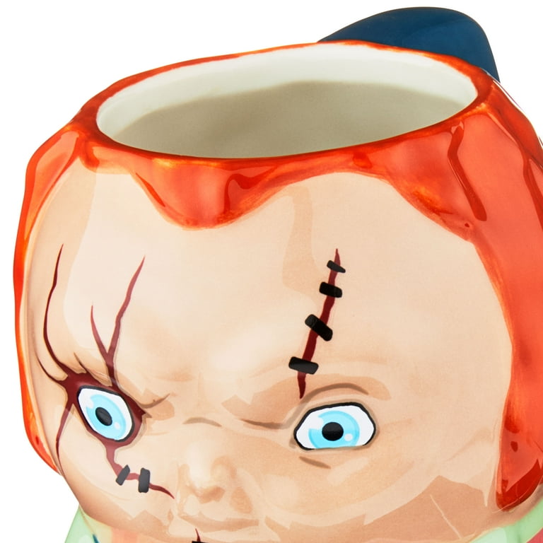 Zak Designs 15oz Ceramic Coffee Mug - Chucky Chibi Design