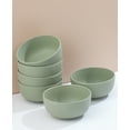 thumbnail image 4 of JoyJolt Mesa 6pc Stoneware Soup Bowl set - Desert Sage Green, 4 of 9