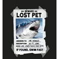 thumbnail image 2 of Reward Lost Pet Poster Adult Black Crew Neck Short Sleeve Tee-3XL, 2 of 4