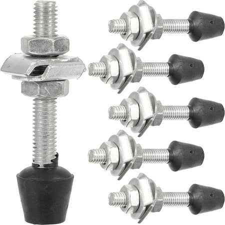 

6pcs Toggle Clamp Screws Thread Screws Spindle Tip Iron Galvanized Screws