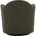 thumbnail image 4 of Fox Hill Trading Big Max 19"H Rodeo Fabric Swivel Barrel Chair in Charcoal, 4 of 4