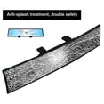 thumbnail image 3 of Universal Broadway 300mm Wide Convex Interior Clip On Rear View Clear Mirror,White,300MM, 3 of 5