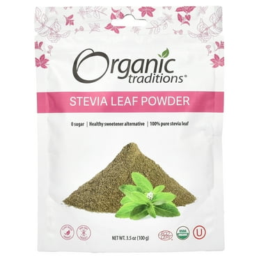 Organic Traditions - Stevia Leaf Powder - 3.5 oz.