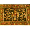 thumbnail image 1 of Ahgly Company Indoor Rectangle Animal Yellow Traditional Area Rugs, 7' x 9', 1 of 4
