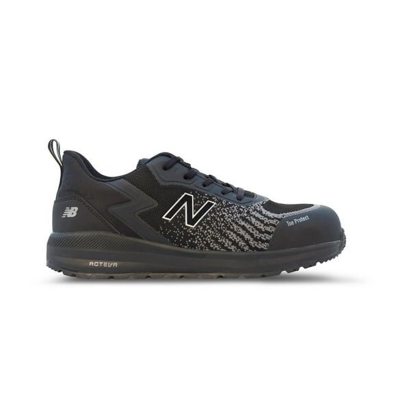 Bota industrial New Balance Speedware con punta compuesta para hombre, color negro
