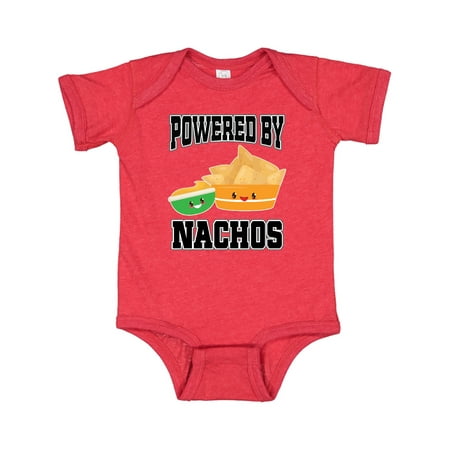 

Inktastic Powered by Nachos Gift Baby Boy or Baby Girl Bodysuit