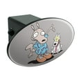 thumbnail image 1 of Rocko and Spunky Oval Tow Trailer Hitch Cover Plug Insert, 1 of 1