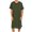 Army Green, variant on DPTALR George Men's Casual Fashion V-Neck Short Sleeve Nightshirt,Loose Long Loungewear,Army Green,Big and Tall Man XXXL