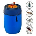 thumbnail image 2 of Mesh Cover Netting for Rain Barrels Water Collection Buckets Cover Water Tank Protection Lid Rain Collect Tool 80cm, 2 of 6