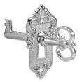 thumbnail image 4 of Antique Classical Lock Key, Gate Door Lock + Key Antique Lock Key, Drawer For Hotel Room Home Use Restaurant, 4 of 8