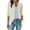 Beige, variant on Inleife Womens Cardigans 3/4 Sleeves Plus Size Summer Printed Women's Three Quarter Sleeve Cardigan Solid Color Casual Blouse Tops