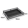 thumbnail image 4 of Bandeja de baño para entrenamiento de perros, soporte para almohadilla para orinal, orinal portátil de malla para cachorros, orinal para perro Zulema Baño de perros, 4 of 8