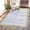 Yellow, variant on Modern Bordered Area Rug, Machine Washable, Non-Slip, Non-Shedding Soft Velvet Foldable Accent Carpet for Living Room, Bedroom, and Dining Room