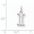 thumbnail image 2 of Initiale en Or Blanc 14K Satin Massif Diamant, 2 of 2