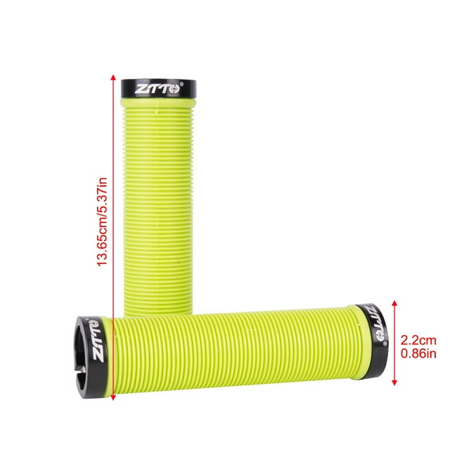 ZTTO 2X Handlebar Grips Improved Handling Bike Handlebars Handy Intallation Direct Changing Fool-style Operation Bicycle Grip Yellow