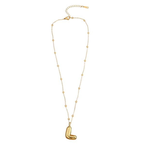 Collar Con Letras De Burbuja Collar Con Iniciales Doradas Para Mujeres Y Niñas Collar Con Colgante De Oro Collares Con Letras Joyas Regalo Regalo Para El Día De La Madre