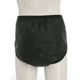 thumbnail image 3 of TiaoBug High Waist Plastic Pants with Washable Pull-on Briefs for Adults Black S, 3 of 6