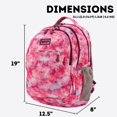 thumbnail image 6 of J World Boys and Girls Cornelia 18" Multi Compartment Laptop Backpack for School and Travel, Purple Galaxy, 6 of 6